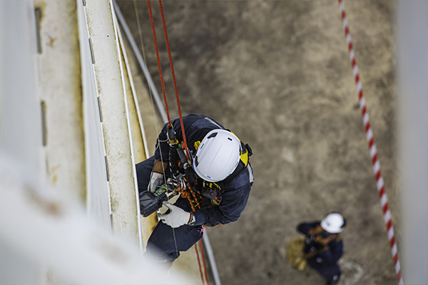 corso lavori in quota cantiere Siniscola