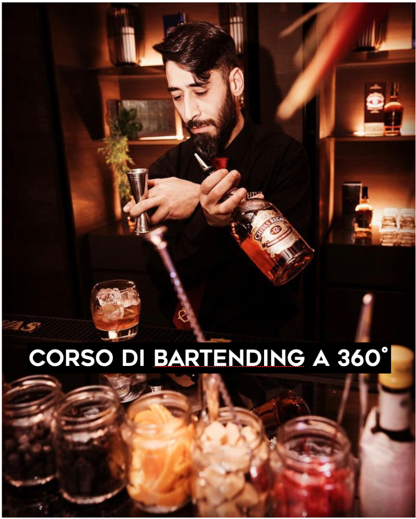 Corso Bartending 360 gradi : Impara le nozioni del magico mondo della cocktellerie con il corso online più completo sul mercato.