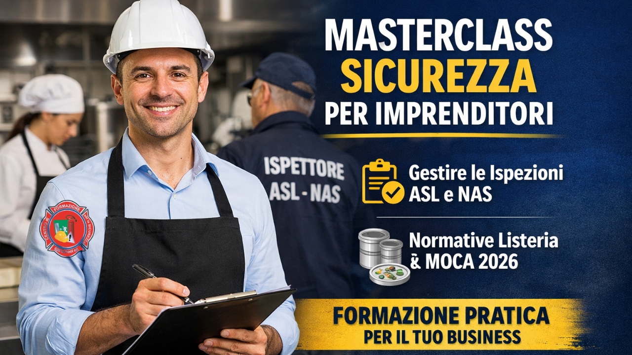 Masterclass Sicurezza™ di 626 School . La Palestra per imprenditori